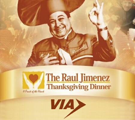 VIA Serving Free Senior Fares to Raul Jimenez Thanksgiving Dinner