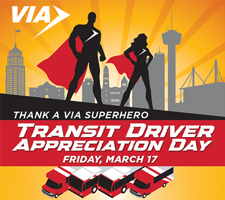 VIA Celebrates 2023 Transit Driver Appreciation Day