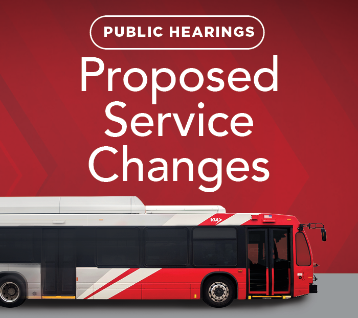 VIA Hosting Public Hearings on August 2023 Proposed Service Changes