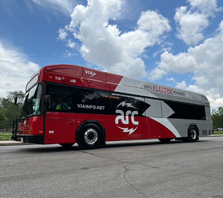 VIA CHARGED UP AND READY TO ROLL OUT “ARC” ELECTRIC BUSES ON FOUR ROUTES