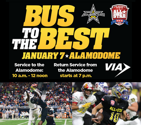 VIA Customers Get in Free to All-American Bowl and All-Star Game at Dome