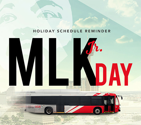VIA to Operate On Saturday Schedule for MLK Jr. Holiday on Jan. 16
