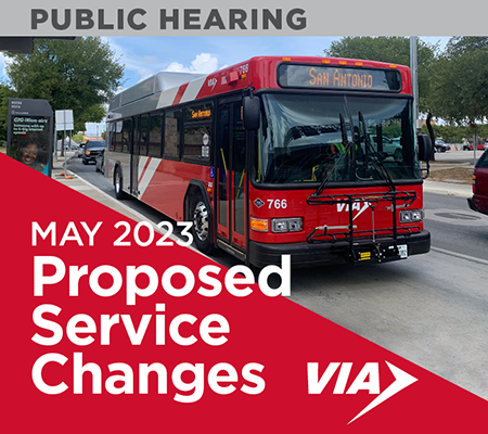 VIA Welcomes Public Input on Proposed Changes Scheduled for May 2023