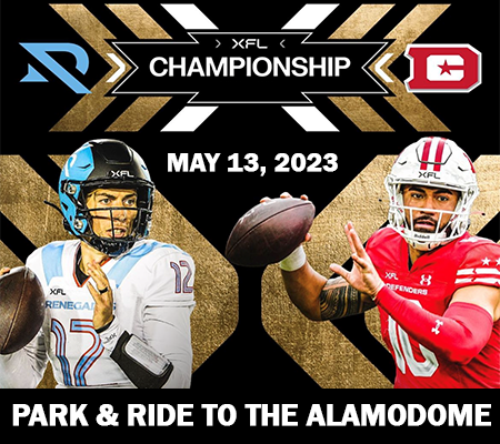 VIA Park & Ride Service Gets You to XFL Championship For Just $1.30 Each Way