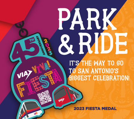 VIA Providing Park & Ride Service to Fiesta Events from Three Locations