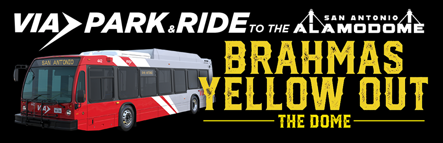 VIA Park & Ride Set For Brahmas Game at the Dome May 25