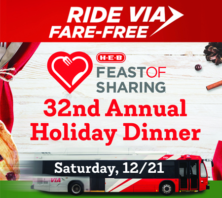 VIA and H-E-B partner to offer complimentary service to Feast of Sharing