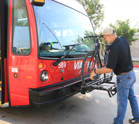 E-Bikes are now welcomed on VIA Buses