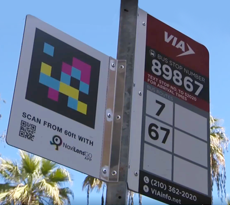 VIA’s NaviLens Technology Enhances Experience for Blind or Low Vision Riders