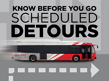 VIA Downtown Routes on Detour for SA Stock Show Parade and Cattle Drive