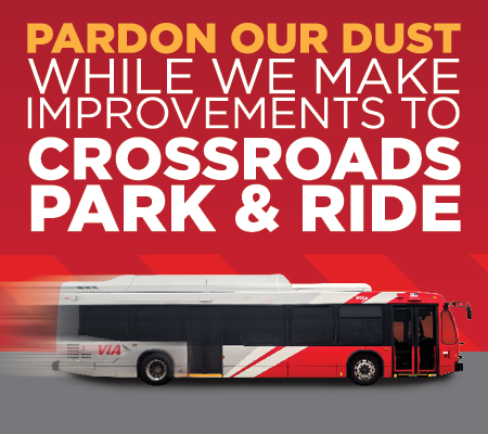 Crossroads Park & Ride Information Center Temporarily Closed