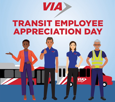 VIA’s workforce of more than 2,200 employees takes the spotlight