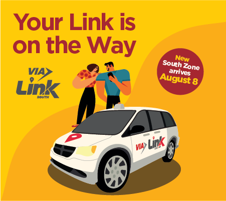 VIA Link Launching New On-Demand Zone on South Side